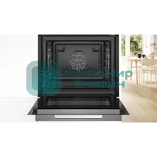 Встраиваемый духовой шкаф электрический Bosch HBG7764B1 черный