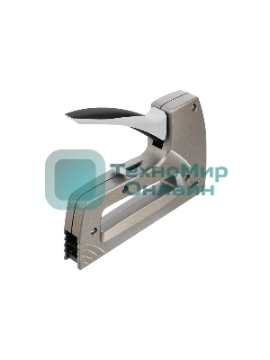 Степлер GROSS 41007 мебельный (Aluminium 140) алюм корпус рег удара тип Скобы 140 300 6-14мм