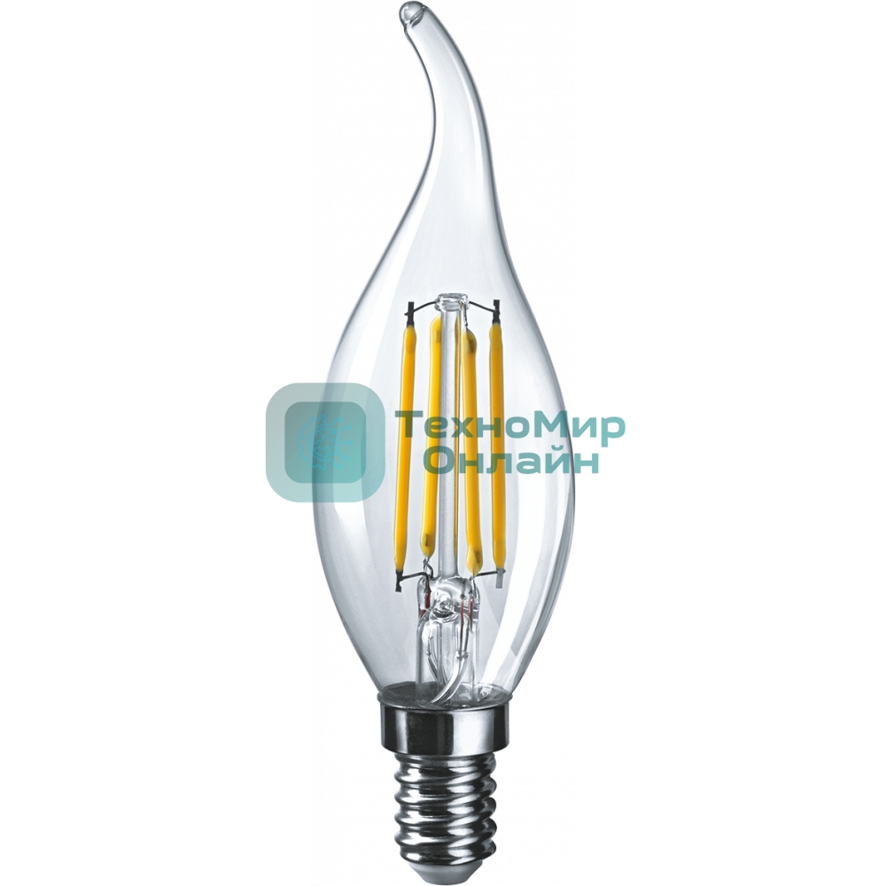 Лампа светодиодная ОНЛАЙТ 80898 OLL-F-FC35-10-230-2.7K-E14