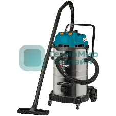 Пылесос строительный Bort BSS-2460-Storm синий, 440/2400 Вт, уборка сухая/влажная, пылесборник мешок/контейнер, 60 л