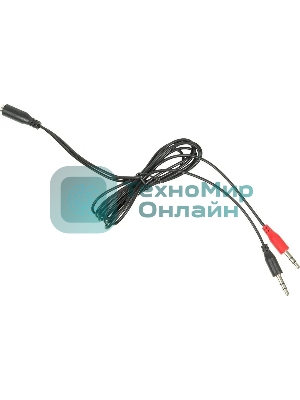 Гарнитура проводная A4Tech Bloody G500 черный/красный (1.5 м) микрофон