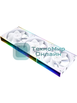 Кулер для корпуса Thermalright TL-M12QRW Reverse (124x120x25mm, 4-pin PWM, ARGB, 47.6CFM, 23.2dBA, 1500RPM, White)