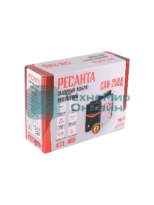 Сварочный аппарат Ресанта САИ-250Д инвертор ММА/TIG 9.5кВт