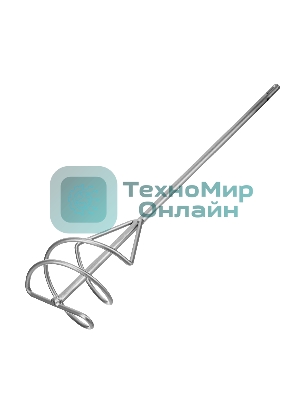 Миксер Сибртех для строительных смесей, 100х450 мм, хвостовик SDS plus