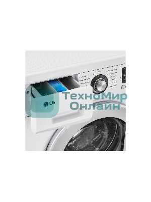 Стиральная машина LG F1096ND3 белая, загрузка фронтальная 6кг, 1000 об/мин., класс: A