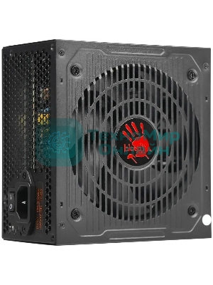 Блок питания Bloody BD-PS500W, 500Вт, 80 PLUS белый, 120мм,черный