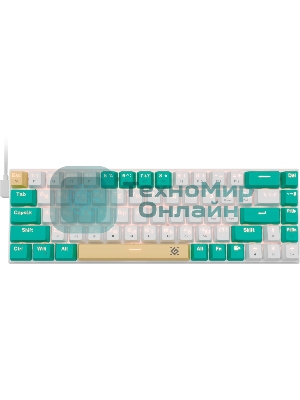 Клавиатура Defender Vexx Pro GK-084 проводная, USB Type-A, белый