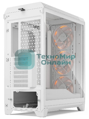 Корпус Fractal Design Meshify 3 White RGB TG Clear Tint, Midi-Tower, белый, 3 x 140 мм