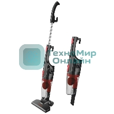 Пылесос вертикальный Sakura SA-8318BR черный/красный, питание от сети, 210 Вт, уборка сухая, пылесборник 1,2 л