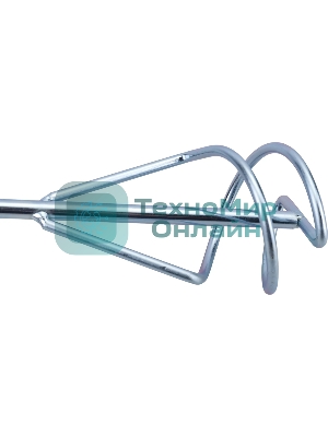 Миксер для песчано-гравийных смесей Denzel, 80 х 450 мм, оцинкованный, хвостовик SDS Plus