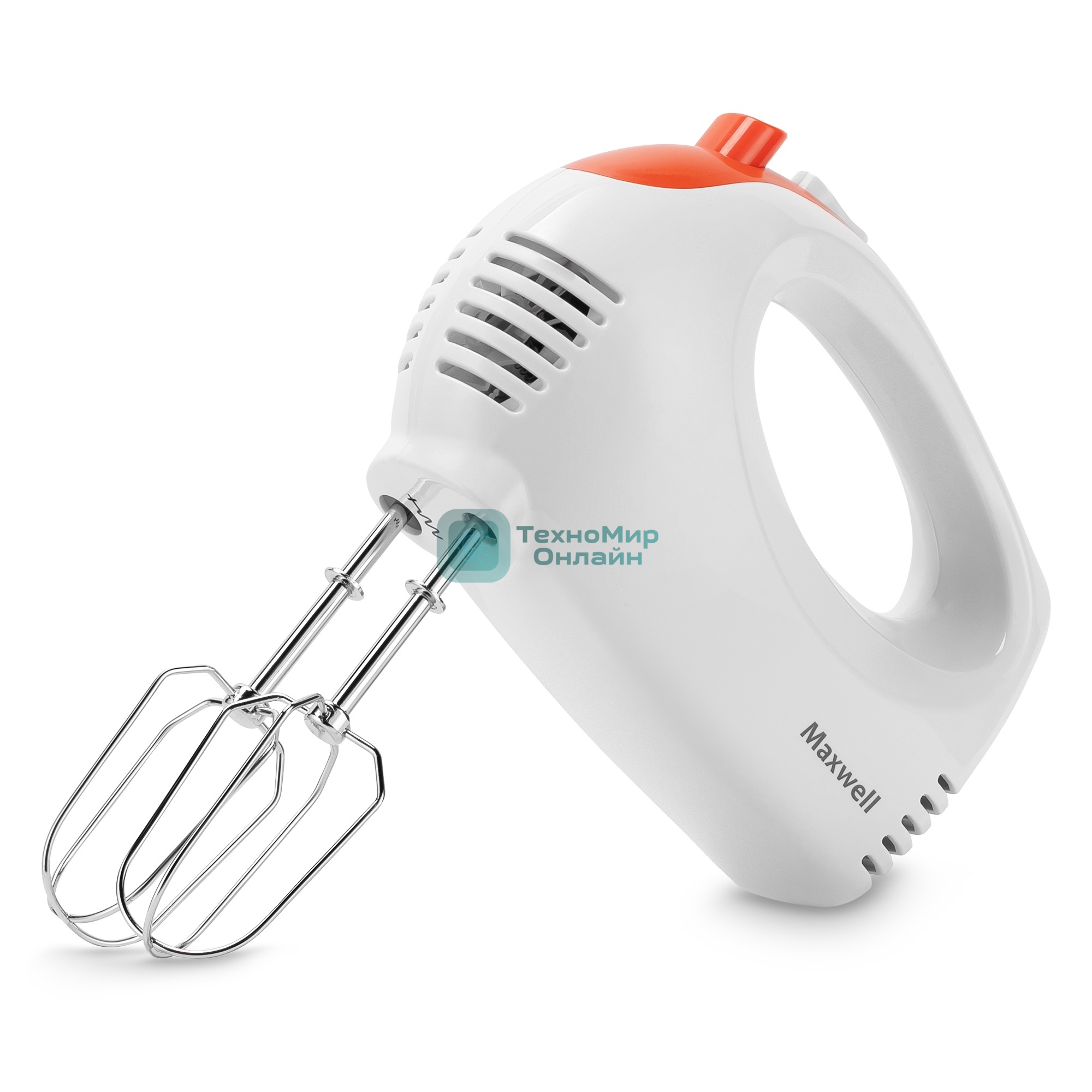 Миксер Maxwell MW-1358, 300вт ручной, белый