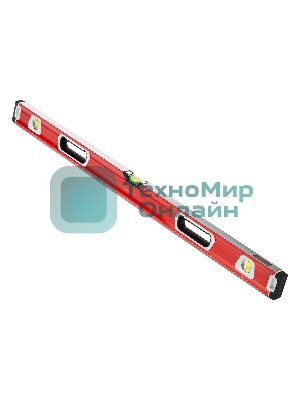 Уровень алюминиевый Matrix, магнит фрезеров 3 глазка 2 комп, рукоятки, 1000 мм