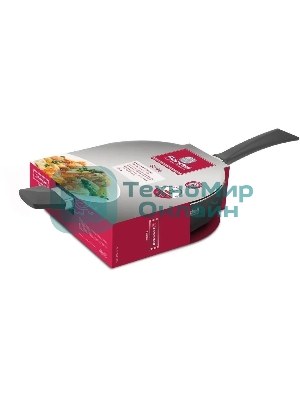 Сотейник Rondell Strike RDA-1399, 28 см, с крышкой, серый