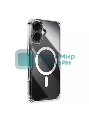 Чехол Nature TPU Pro Magnetic Case, белый, (AP iP16 Plus)