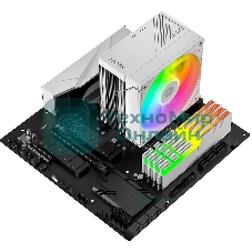 Кулер для процессора ID-Cooling FROZN A410 SE ARGb белый 180W/Intel 1700, 12*, 115*, AMD AM5, AM4/Screws