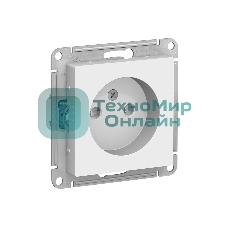 Механизм розетки 1-м СП AtlasDesign без заземл. защ. шторки 16А белый, SchE ATN000149
