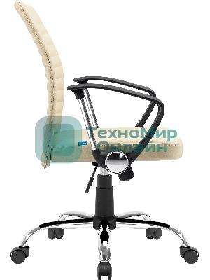 Кресло Defender DUBLIN бежевый, экокожа