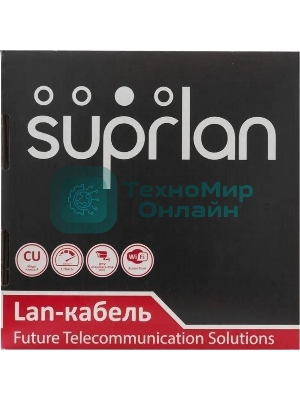 Кабель витая пара U/UTP cat.5e 4х2х24AWG solid Cu PE Out. Premium 305м (м) SUPRLAN 01-0311-2