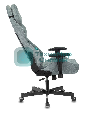Кресло Бюрократ VIKING KNIGHT LT28 FABRIC серо-голубой, ткань, 120 кг, механизм качания
