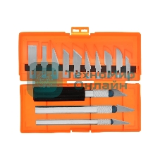 Набор резцов по дереву Sparta пластмассовые рукоятки, 13 шт.