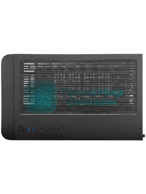 Компьютерный корпус 1STPLAYER UVIEW UV6 ARGB черный mATX 3x120мм ARGB fans UV6-BK-2FC7R-1FC7