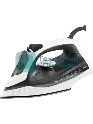 Утюг Energy EN-302 черный/белый, 2200 Вт, 22 г/мин, 300 мл