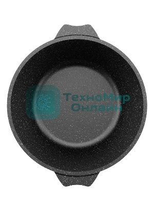 Кастрюля Гранит черный 2 л АП 42802