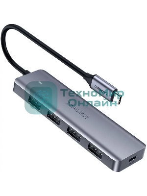 USB-концентратор UGREEN CM219-70336, USB Type-C, USB, USB Type-C