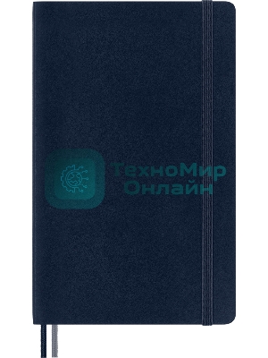 Блокнот Moleskine CLASSIC SOFT EXPENDED QP616EXPB20 Large 130х210 мм, 400 страниц, линейка, мягкая обложка, синий сапфир