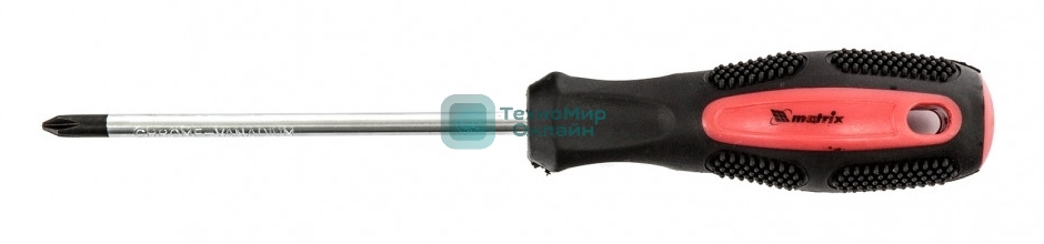 Отвертка Matrix Anti-Slip 12244 PH1 х 100 мм, CrV, двухкомп. рукоятка