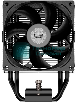 Кулер для процессора PCCooler R300 BK S115X/1200/1700/1851/AM4/AM5 (TDP 150W, 92mm Fan, 3 тепловые трубки 6мм, 800-2200RPM, 18-30dBa)