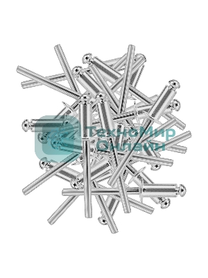 Заклепки алюминиевые Denzel, 3/16