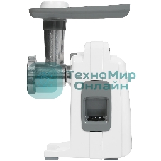 Мясорубка электрическая Аксион М321.04 белый, 1500 Вт, 1.7 кг/мин, реверс, защита от перегрузки, насадки - 4