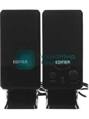 Акустическая система Edifier M1250 черный 2.0 активные