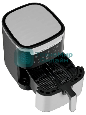 Аэрогриль Tefal Easy Fry & Grill XXL Inox EY801D15 черный, 1830 Вт, 6.5 л, сенсор, 9 программ