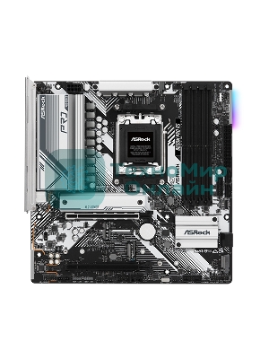 Материнская плата ASRock B650M PRO RS, AM5, AMD B650, 4xDDR5, 4xSATA, 3xM.2, 1xPCIe 4.0 x16, 1xPCIe 3.0 x4, 1xDP, 1xHDMI, 1x2.5Gb LAN, 1xUSB-C 10Gbps, 1xUSB-A 10Gbps, 2xUSB-A 5Gbps, 4xUSB-A 2.0, 3x3.5 мм, 7.1, mATX