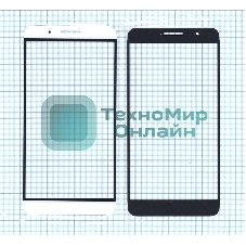 Стекло для Huawei ShotX/Honor 7i белое
