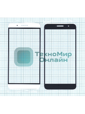 Стекло для Huawei ShotX/Honor 7i белое