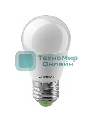 Лампа светодиодная ОНЛАЙТ 71646 OLL-G45-6-230-4K-E27