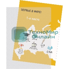 Папка-уголок Silwerhof Eco тисненый A4 пластик 0.12мм прозрачный