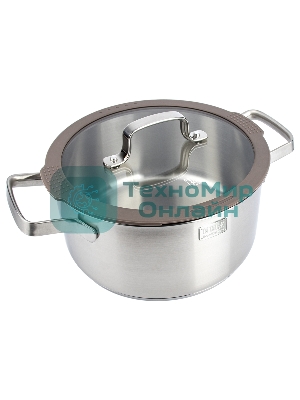 Кастрюля TalleR TR-17354 Экспириенс нержавеющая сталь 18/10, 5,1 л