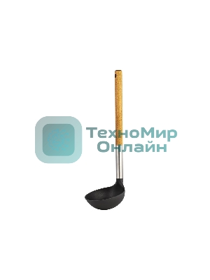 Половник LARA LR07-100 нейлон, ручка деревянная (акация), стальной больстер