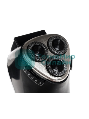 Электробритва Бердск 9 черный/стальной