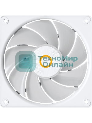 Вентилятор для корпуса Ocypus Gaммa F12 Elite WH ARGb 3 IN 1, 120x120x25мм, 4-PIN PWM, 600-1800 RPM, 26 DBA MAX, HYDRO BEARING