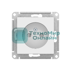 Механизм розетки 1-м СП AtlasDesign без заземл. защ. шторки 16А белый, SchE ATN000149