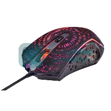 Мышь проводная Qumo Valhalla M35 черный, 3200 dpi, USB, кнопки - 6