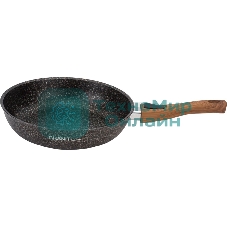 Сковорода Kukmara Granit ultra сго262а, 26 см, съемная ручка, без крышки, серый