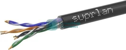 Кабель витая пара U/UTP cat.5e 4х2х24AWG solid Cu PE Out. Premium 305м (м) SUPRLAN 01-0311-2