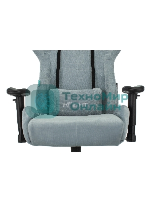 Кресло Бюрократ VIKING KNIGHT LT28 FABRIC серо-голубой, ткань, 120 кг, механизм качания