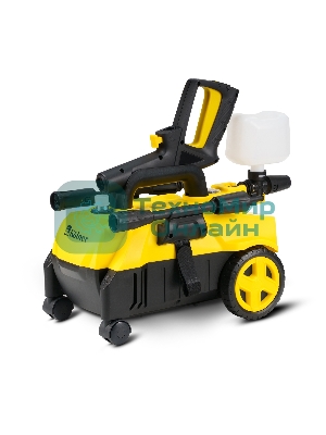 Мойка высокого давления 130/70 бар, KOLNER K140F, на 4 колесах, 1600Вт, 480л/ч, метал.помпа, шланг ВД 5м, кабель 5м, самовсас, Auto stop (пеногенератор)